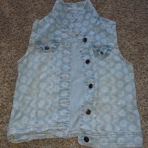Jean jacket vest